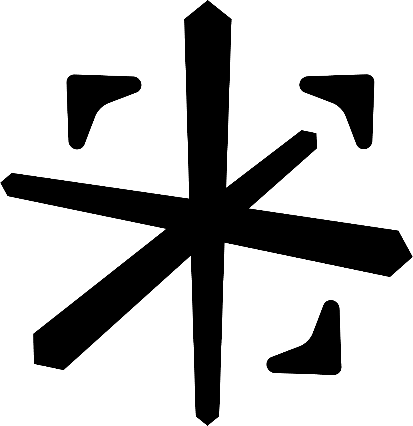 Config symbol, black version