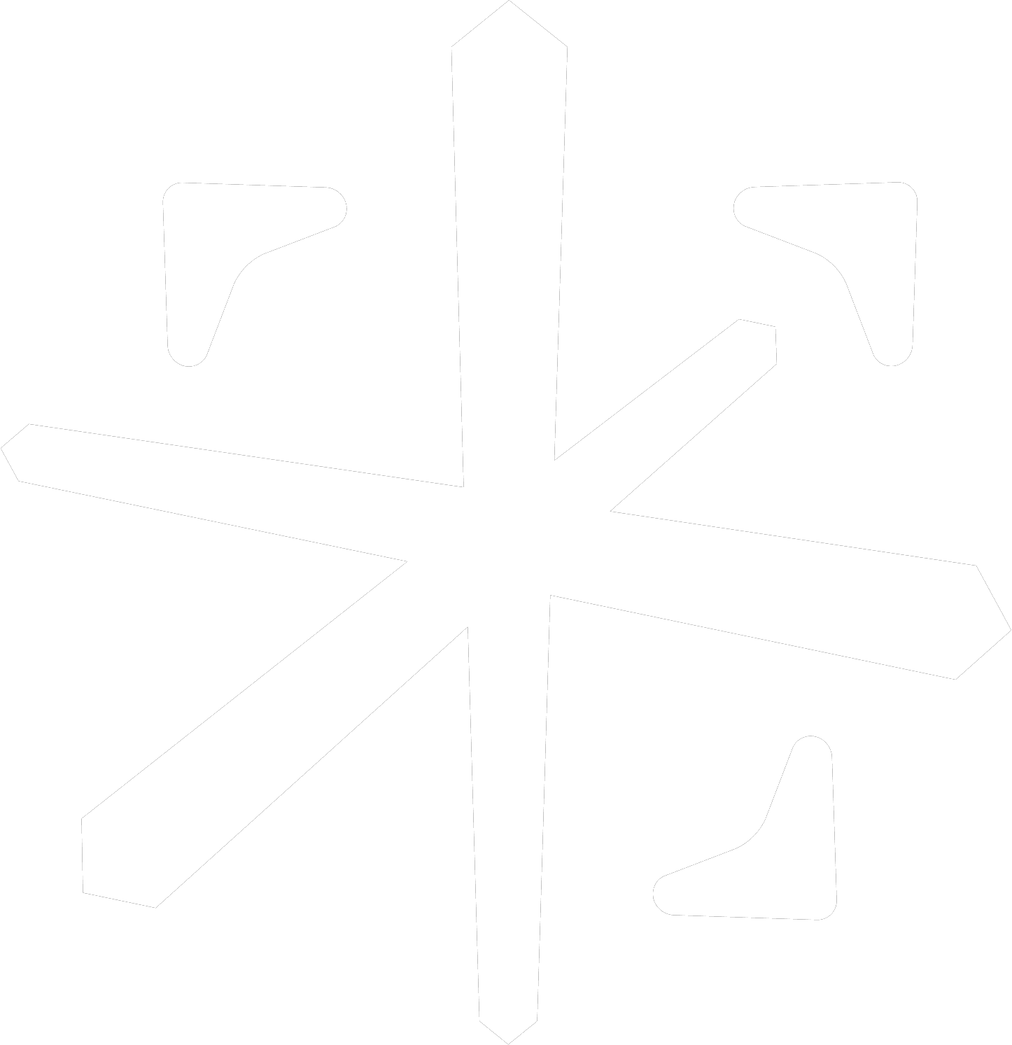 Config symbol, white version